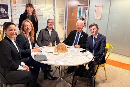 Работна закуска с регионалния директор на Банк де Франс